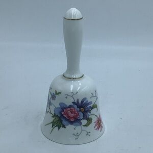 Crown Staffordshire England Fine Bone China Floral Bell